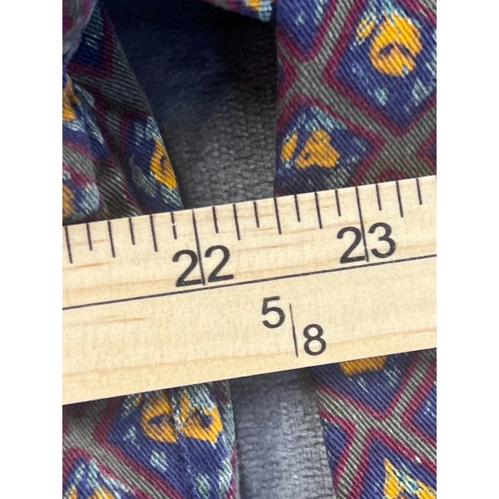 Vintage 90s Cambridge Classics Shirt Mens Large Multicolor Geometric Button Down - Picture 3 of 7